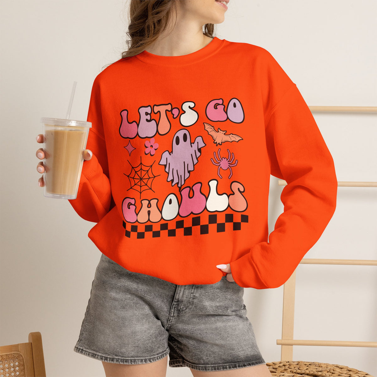 Let's Go Ghouls Unisex Heavy Blend™ Crewneck Sweatshirt