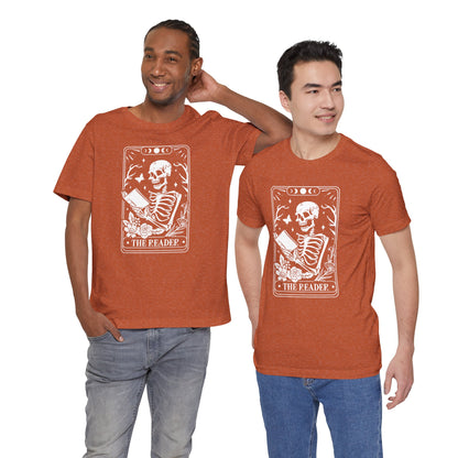 The Reader Tarot Unisex Jersey Short Sleeve Tee