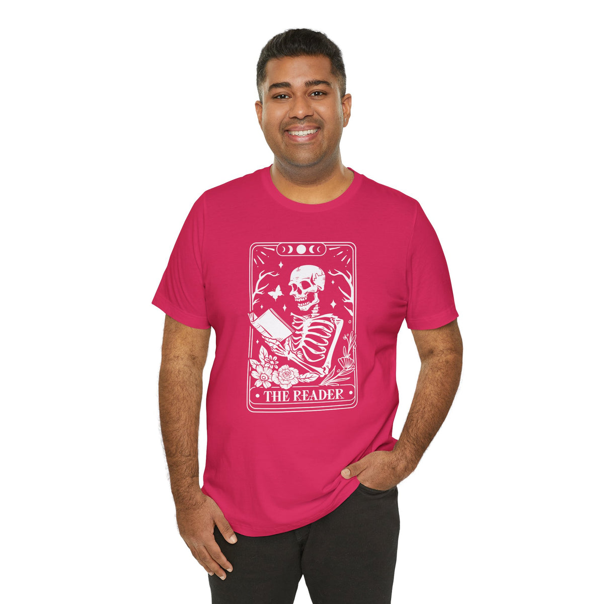 The Reader Tarot Unisex Jersey Short Sleeve Tee