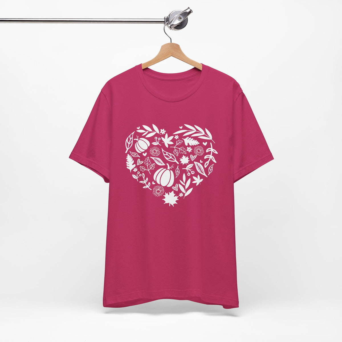 Fall Heart Unisex Jersey Short Sleeve Tee