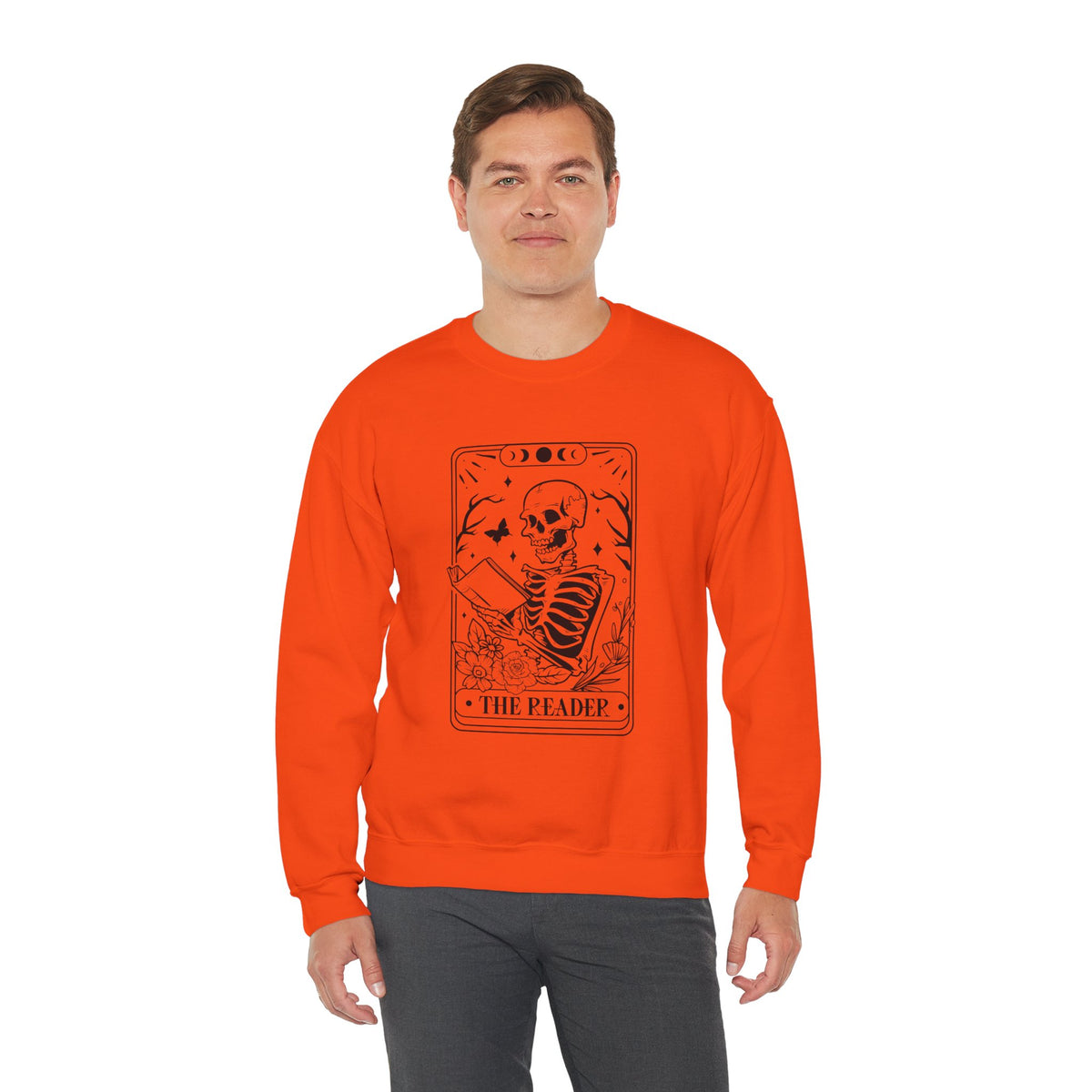 The Reader Tarot Unisex Heavy Blend™ Crewneck Sweatshirt