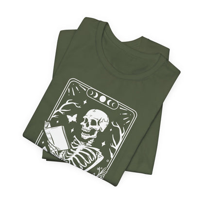 The Reader Tarot Unisex Jersey Short Sleeve Tee