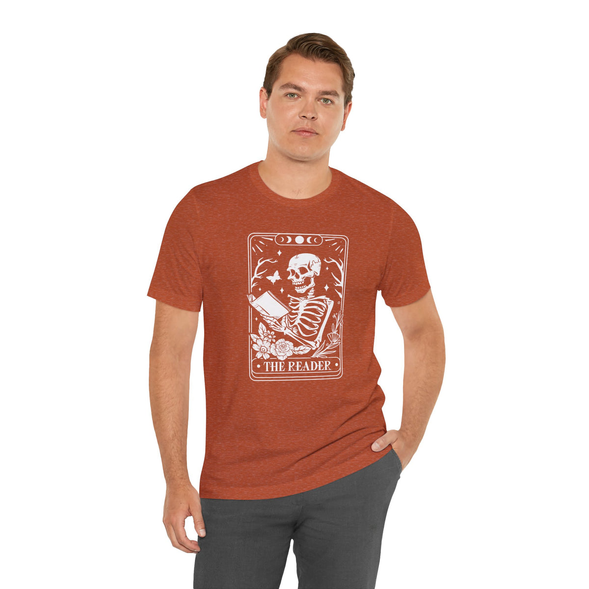 The Reader Tarot Unisex Jersey Short Sleeve Tee
