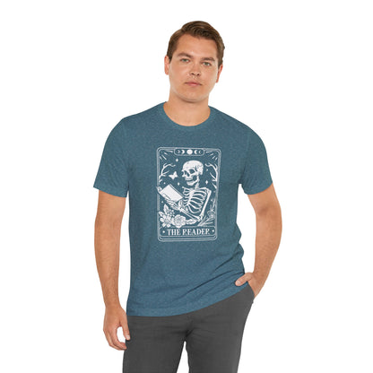 The Reader Tarot Unisex Jersey Short Sleeve Tee