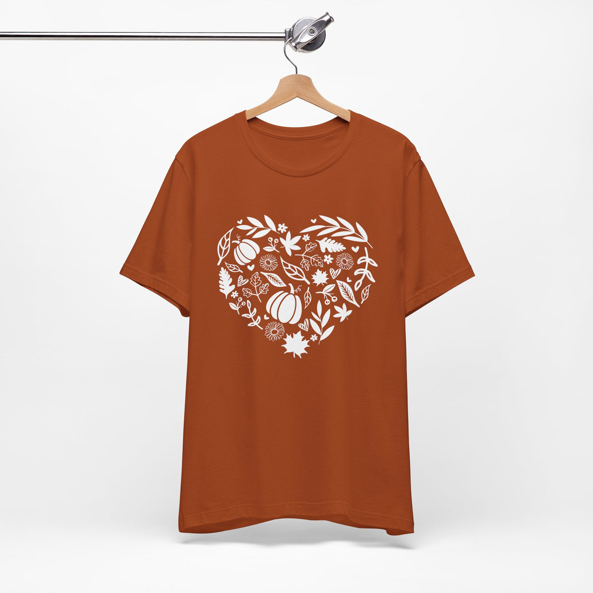 Fall Heart Unisex Jersey Short Sleeve Tee