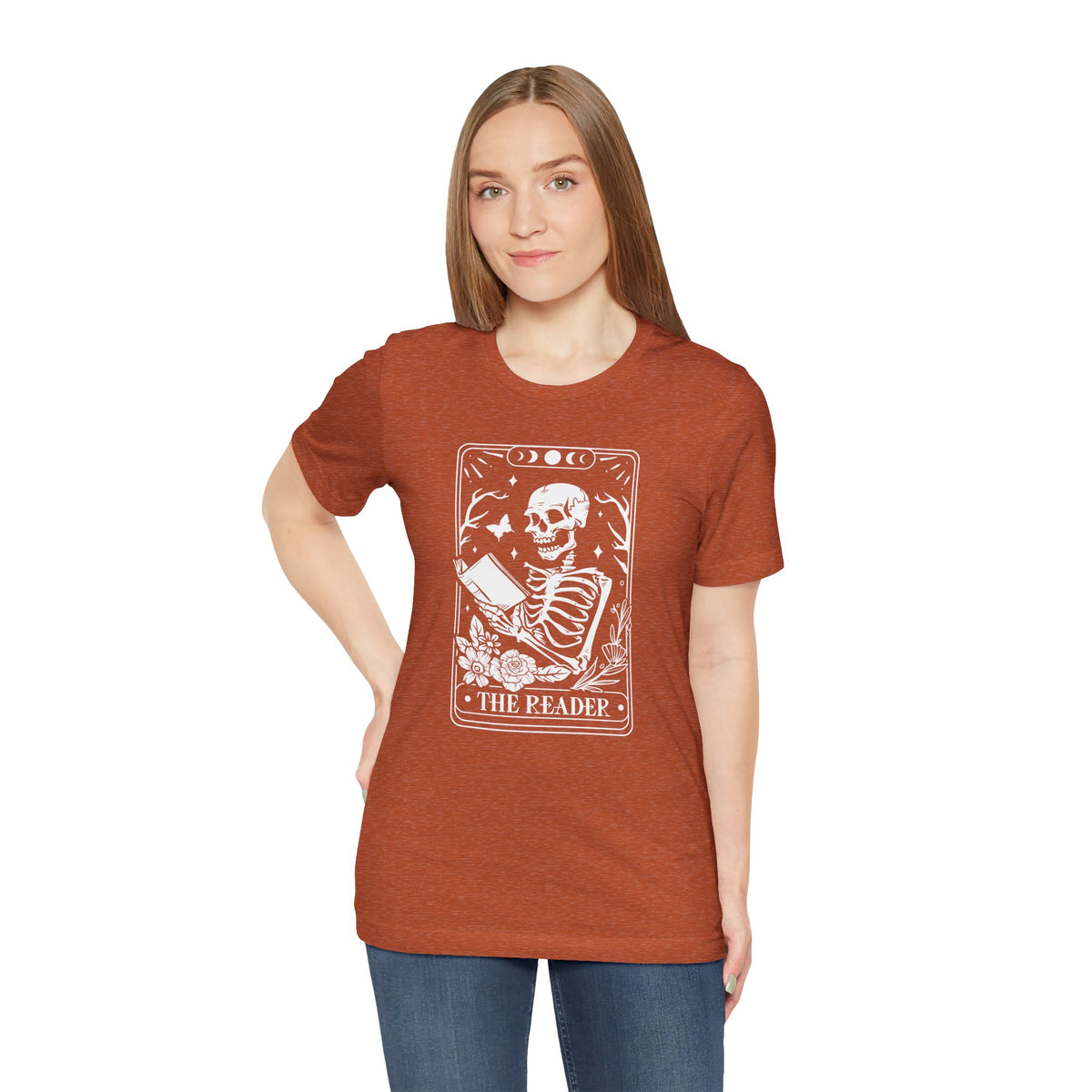 The Reader Tarot Unisex Jersey Short Sleeve Tee