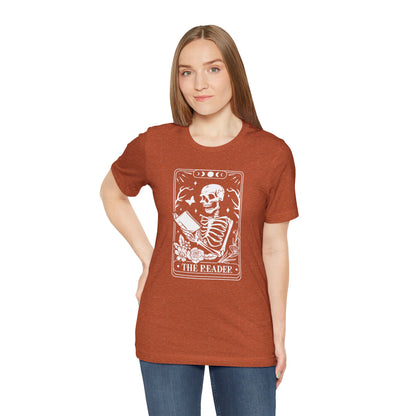 The Reader Tarot Unisex Jersey Short Sleeve Tee