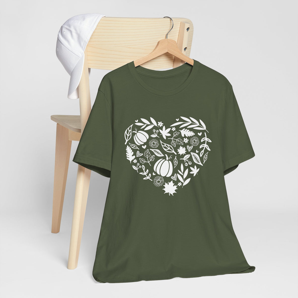 Fall Heart Unisex Jersey Short Sleeve Tee