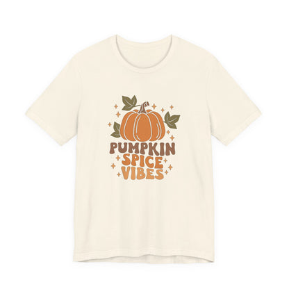 Pumpkin Spice Vibes Unisex Jersey Short Sleeve Tee