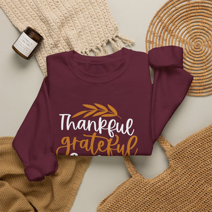 Thankful Grateful Blessed Unisex Heavy Blend™ Crewneck Sweatshirt