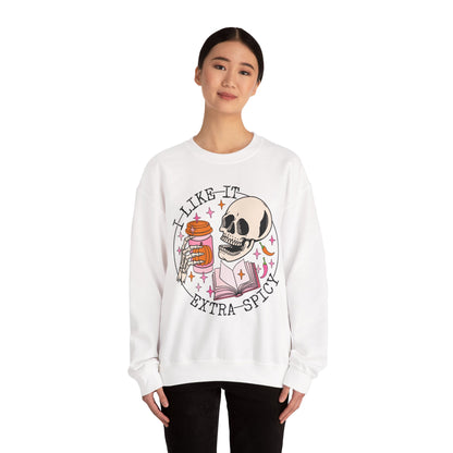 I Like It Extra Spicy Unisex Heavy Blend™ Crewneck Sweatshirt