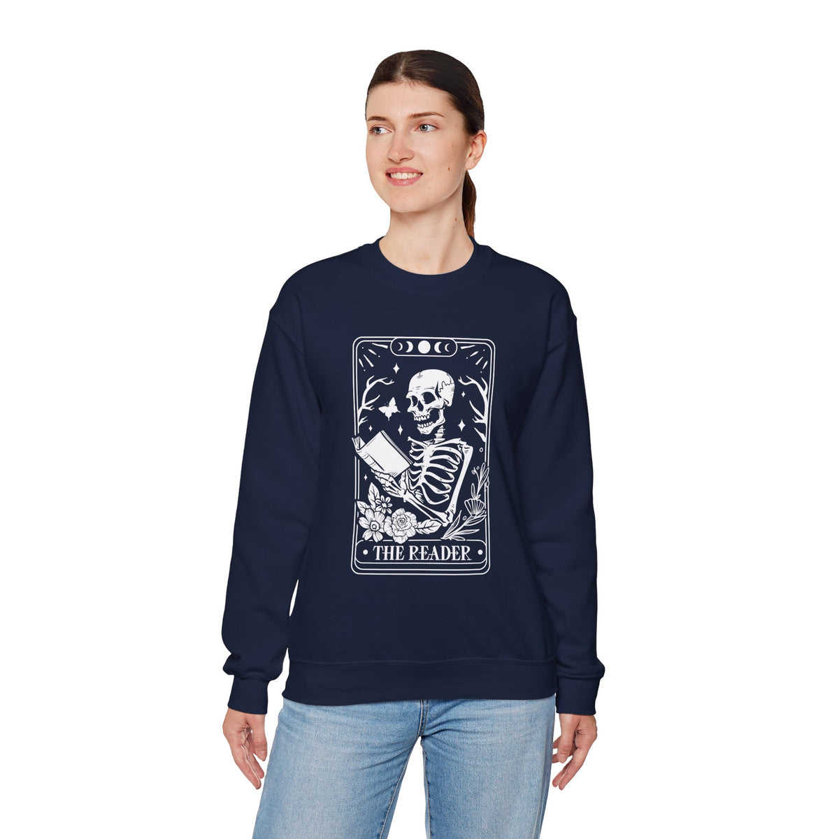 The Reader Tarot Unisex Heavy Blend™ Crewneck Sweatshirt