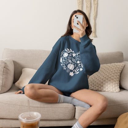 Fall Heart Unisex Heavy Blend™ Crewneck Sweatshirt
