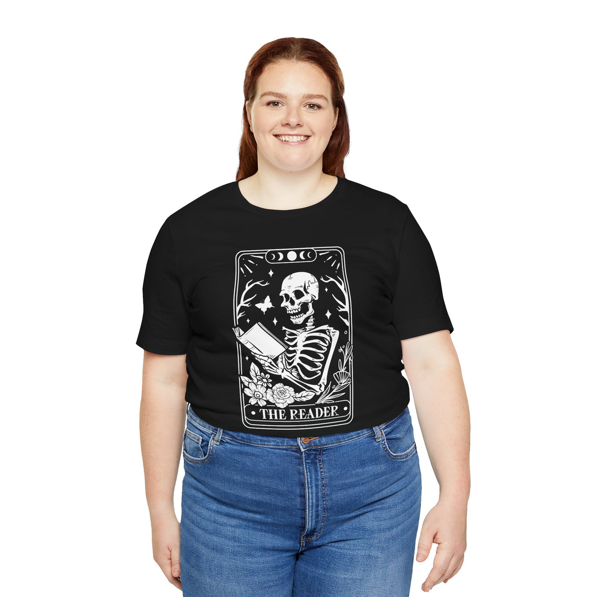The Reader Tarot Unisex Jersey Short Sleeve Tee
