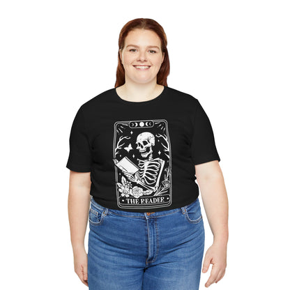 The Reader Tarot Unisex Jersey Short Sleeve Tee