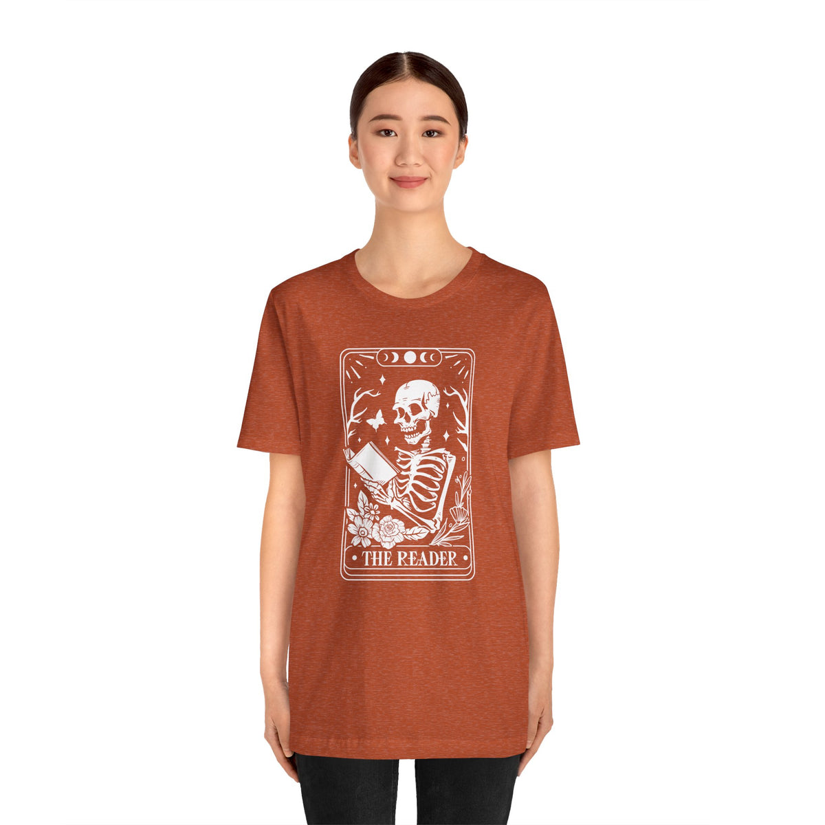 The Reader Tarot Unisex Jersey Short Sleeve Tee