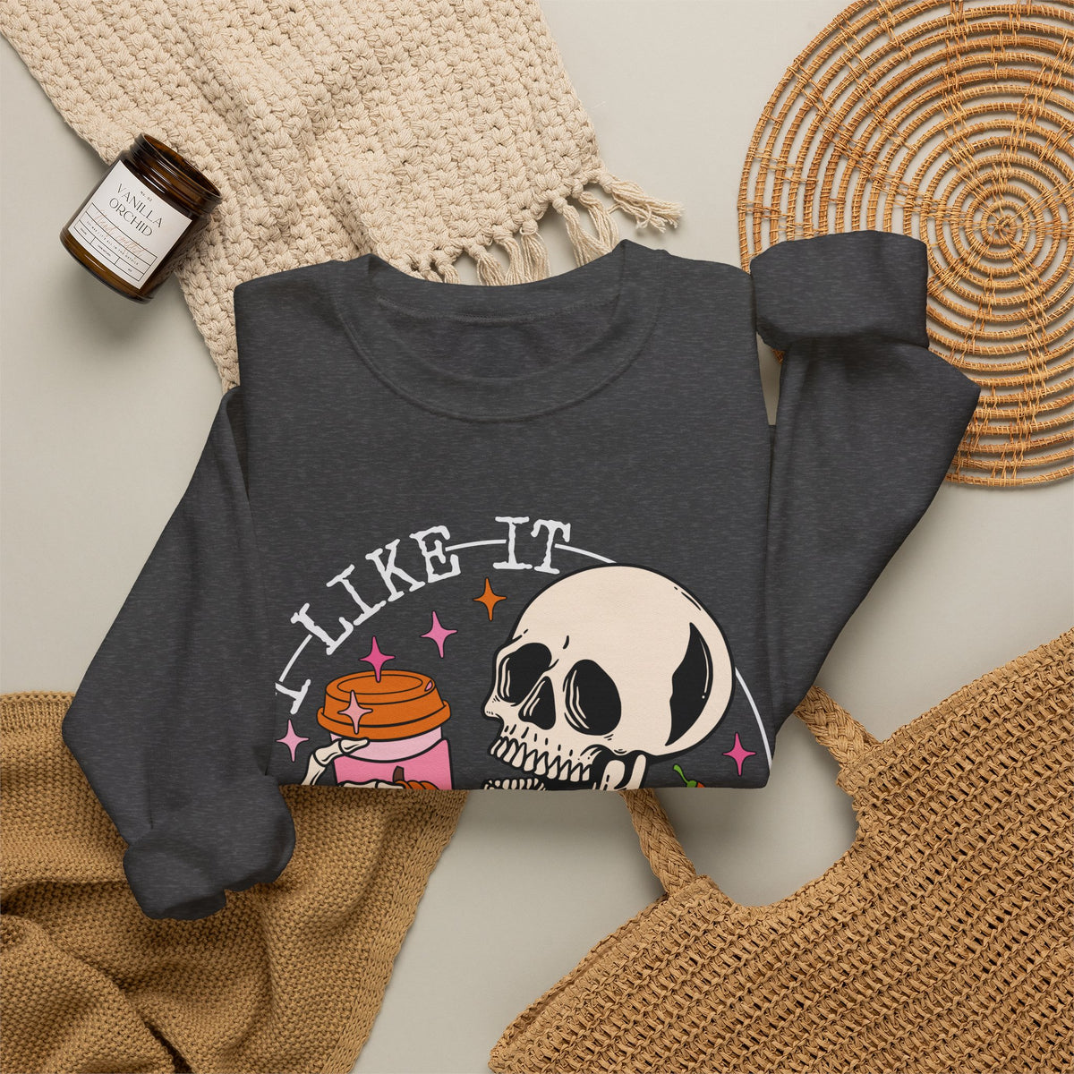 I Like It Extra Spicy Unisex Heavy Blend™ Crewneck Sweatshirt