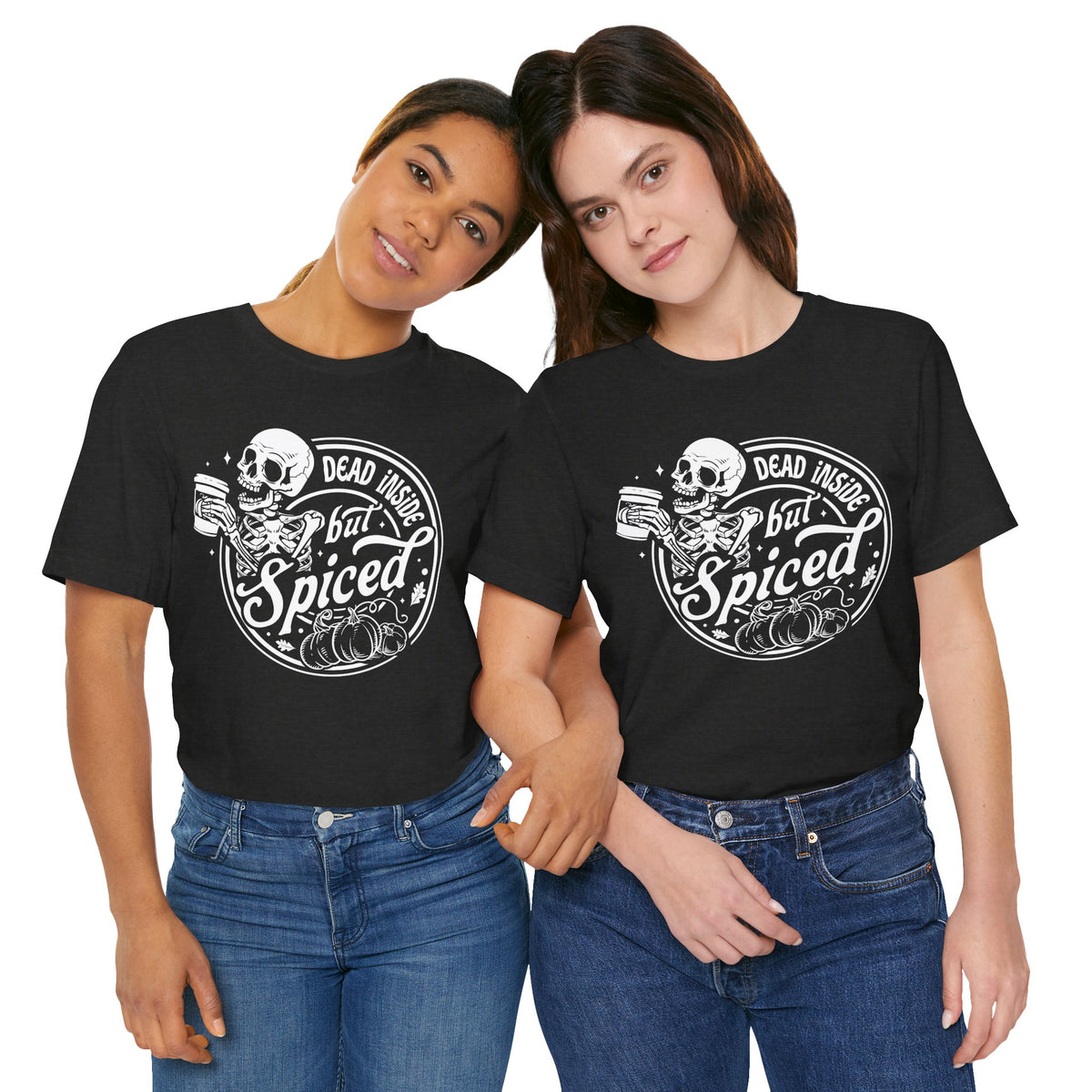 Dead Inside but Spiced Unisex Jersey Short Sleeve Tee