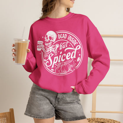 Dead Inside but Spiced Unisex Heavy Blend™ Crewneck Sweatshirt