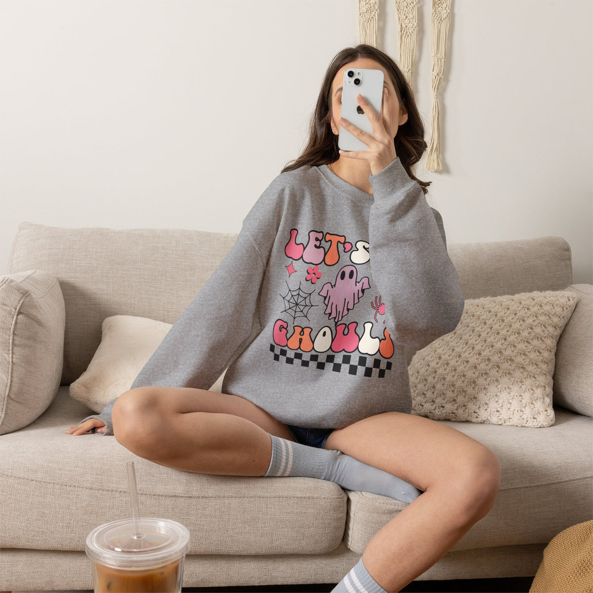 Let's Go Ghouls Unisex Heavy Blend™ Crewneck Sweatshirt