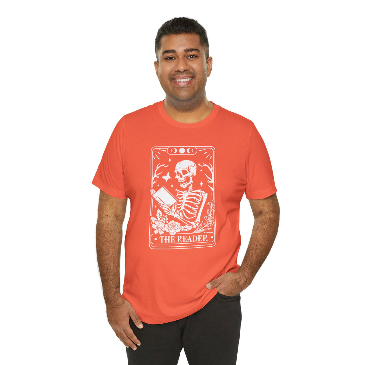 The Reader Tarot Unisex Jersey Short Sleeve Tee