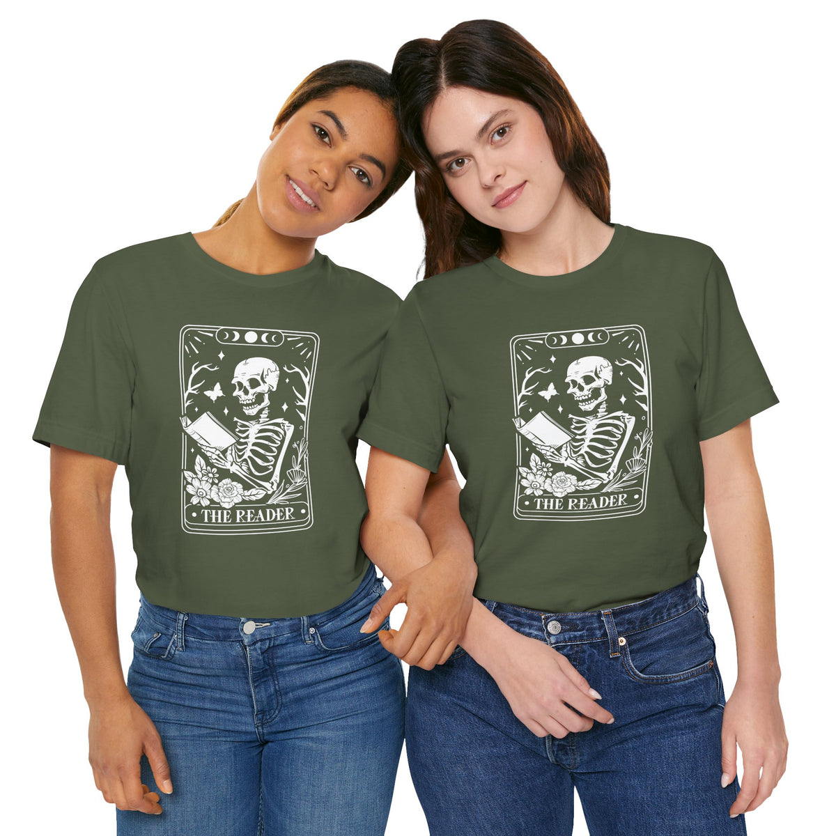The Reader Tarot Unisex Jersey Short Sleeve Tee