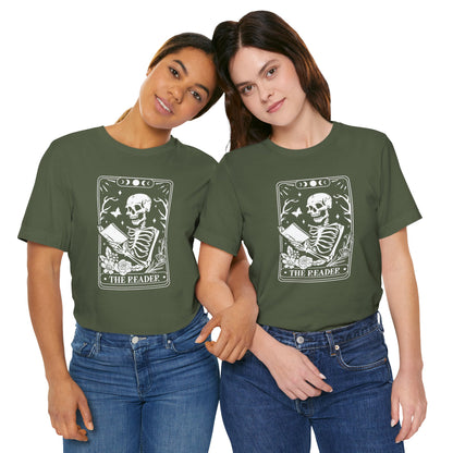 The Reader Tarot Unisex Jersey Short Sleeve Tee