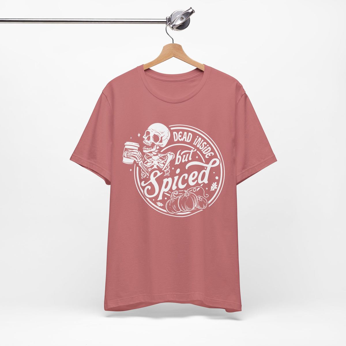 Dead Inside but Spiced Unisex Jersey Short Sleeve Tee
