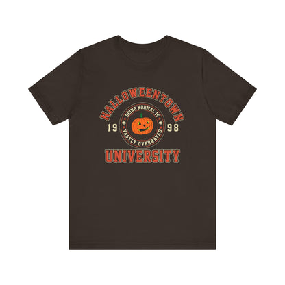 Halloween Town University Unisex Jersey Short Sleeve Tee