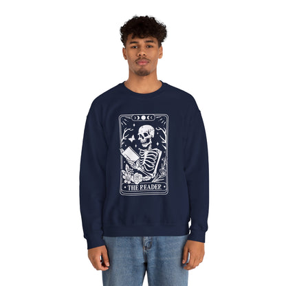 The Reader Tarot Unisex Heavy Blend™ Crewneck Sweatshirt