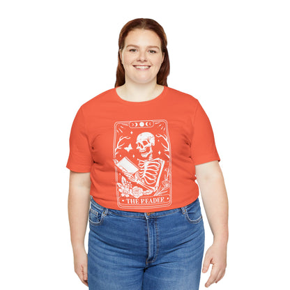 The Reader Tarot Unisex Jersey Short Sleeve Tee