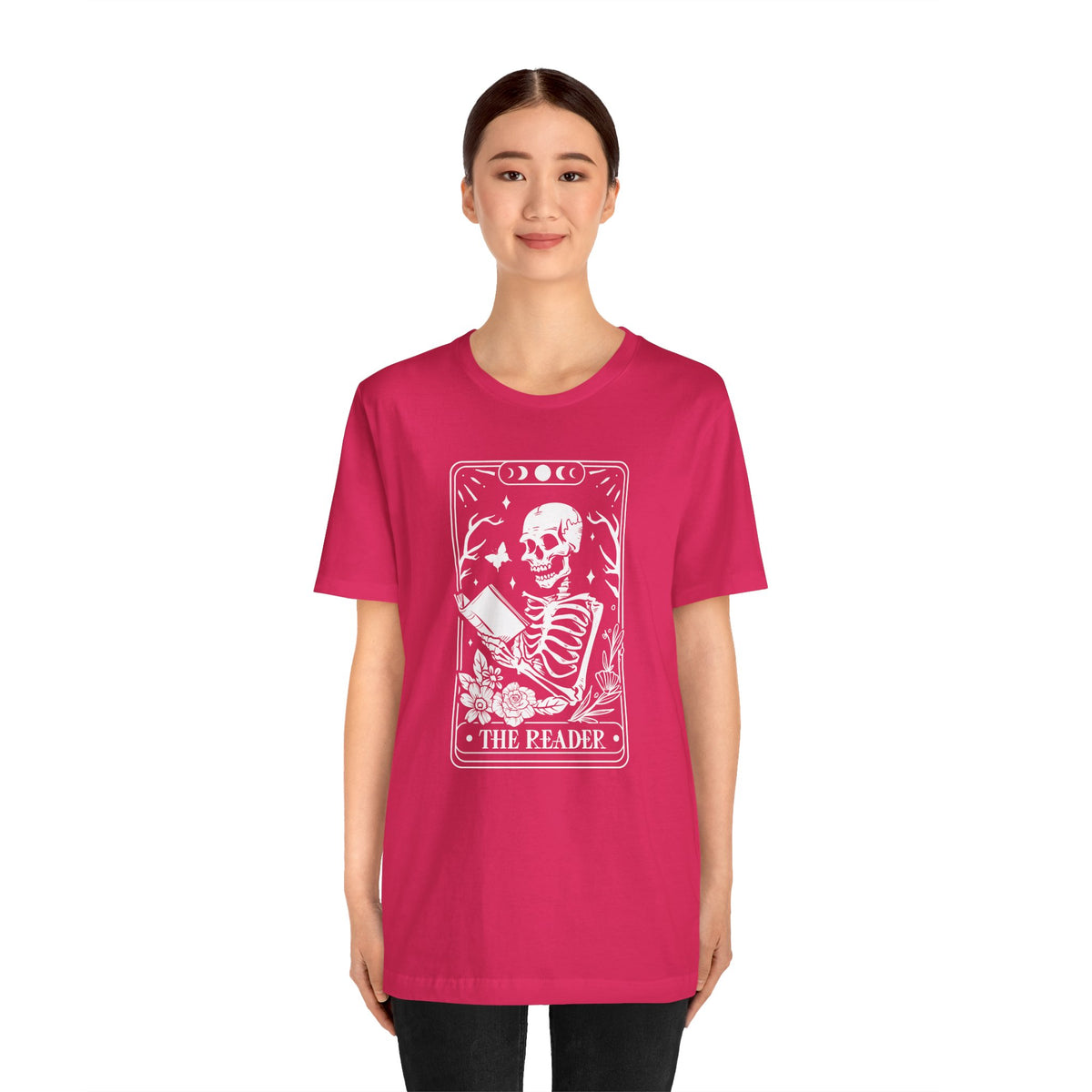 The Reader Tarot Unisex Jersey Short Sleeve Tee