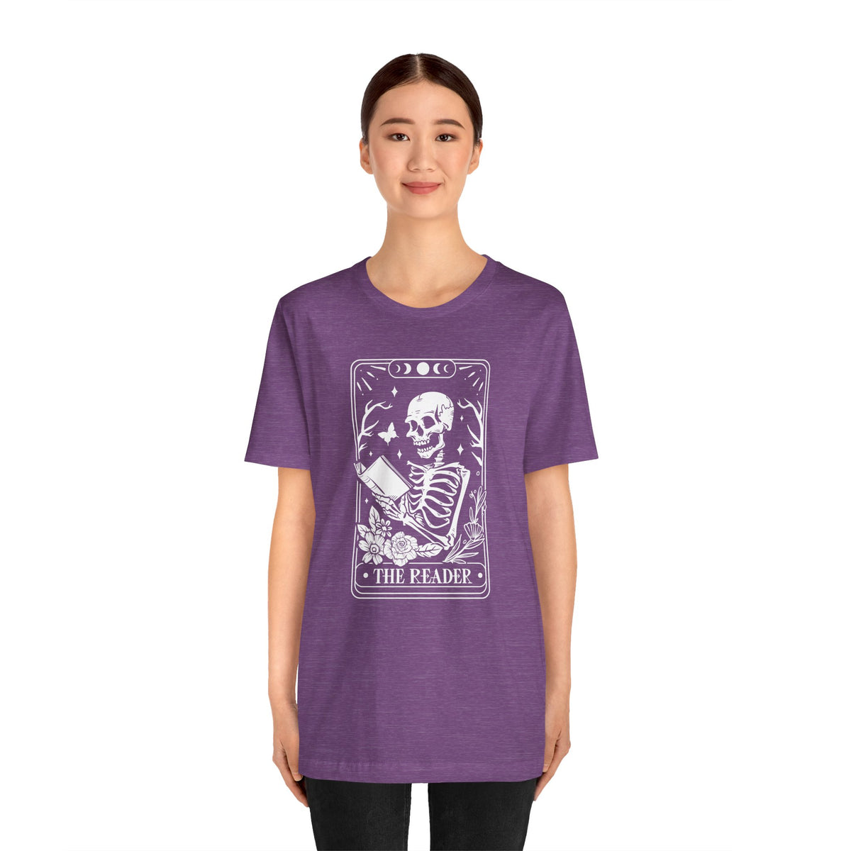 The Reader Tarot Unisex Jersey Short Sleeve Tee