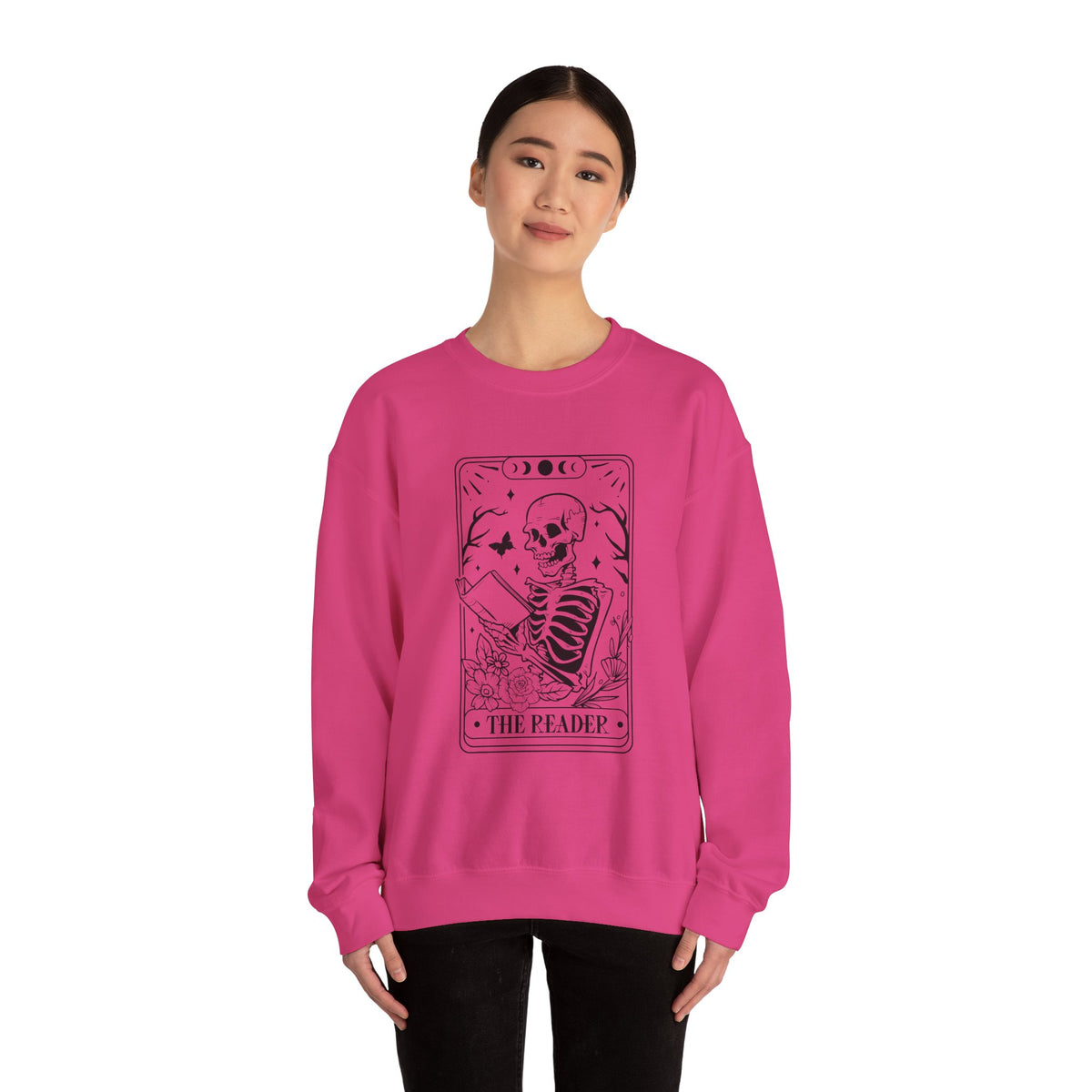 The Reader Tarot Unisex Heavy Blend™ Crewneck Sweatshirt