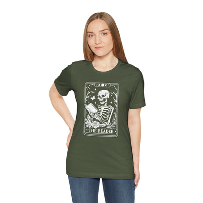 The Reader Tarot Unisex Jersey Short Sleeve Tee