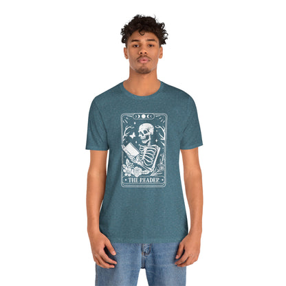 The Reader Tarot Unisex Jersey Short Sleeve Tee