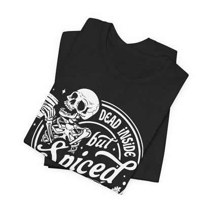 Dead Inside but Spiced Unisex Jersey Short Sleeve Tee