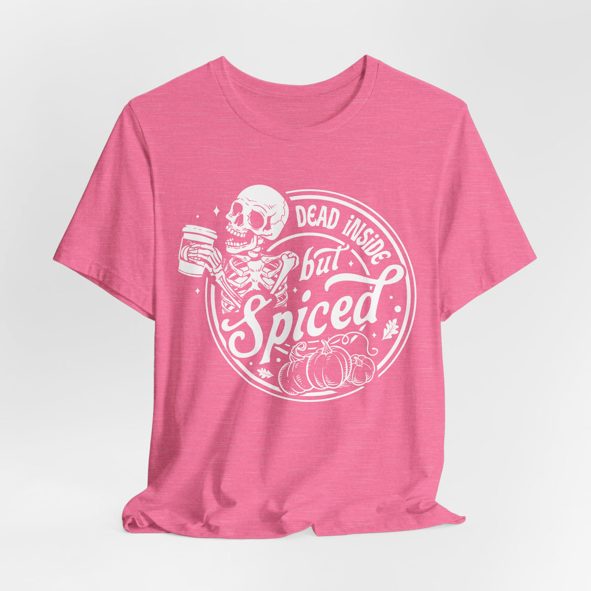 Dead Inside but Spiced Unisex Jersey Short Sleeve Tee