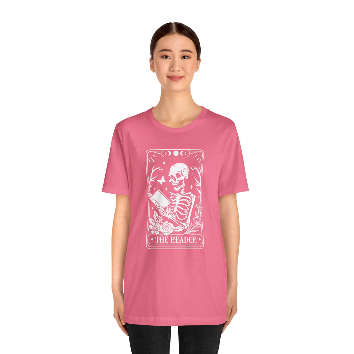 The Reader Tarot Unisex Jersey Short Sleeve Tee