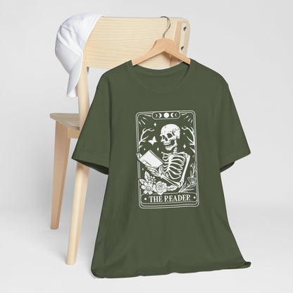 The Reader Tarot Unisex Jersey Short Sleeve Tee