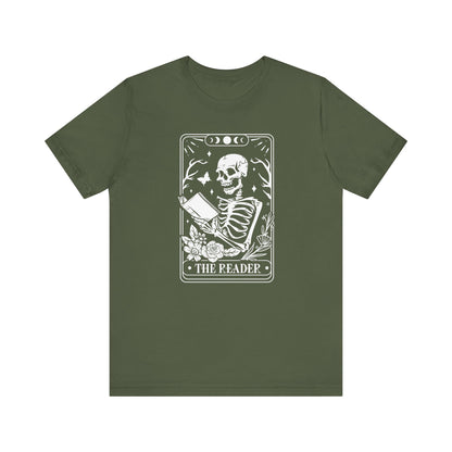 The Reader Tarot Unisex Jersey Short Sleeve Tee