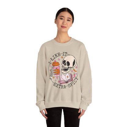 I Like It Extra Spicy Unisex Heavy Blend™ Crewneck Sweatshirt