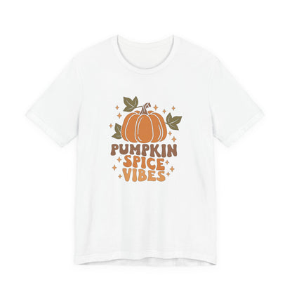 Pumpkin Spice Vibes Unisex Jersey Short Sleeve Tee