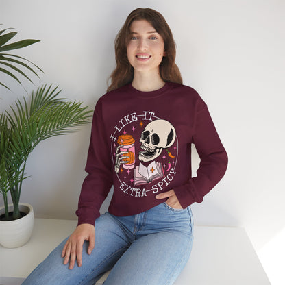 I Like It Extra Spicy Unisex Heavy Blend™ Crewneck Sweatshirt