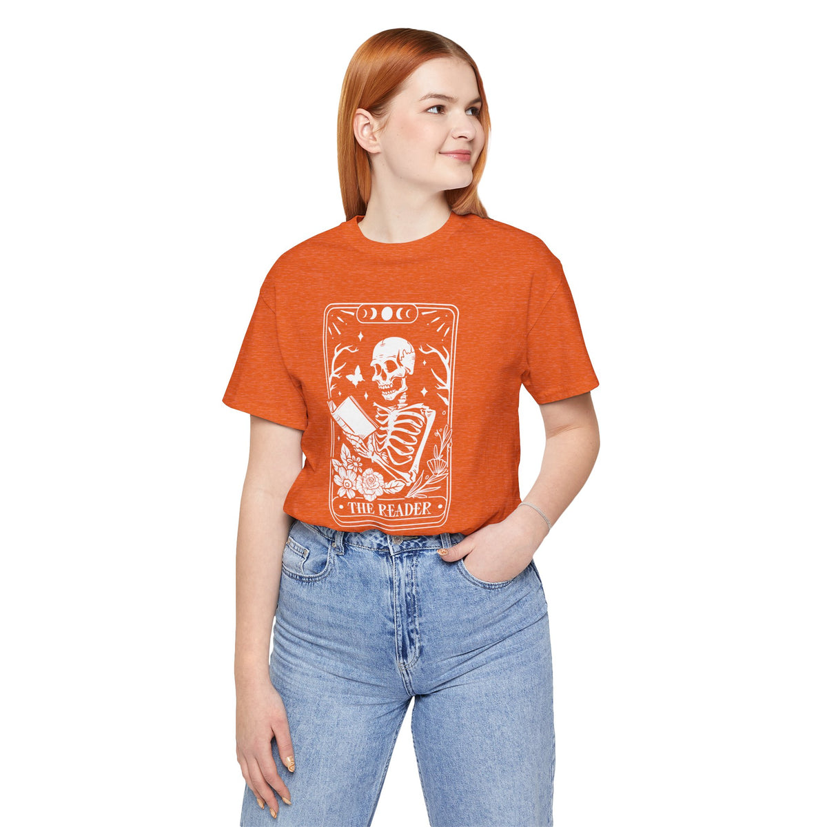 The Reader Tarot Unisex Jersey Short Sleeve Tee