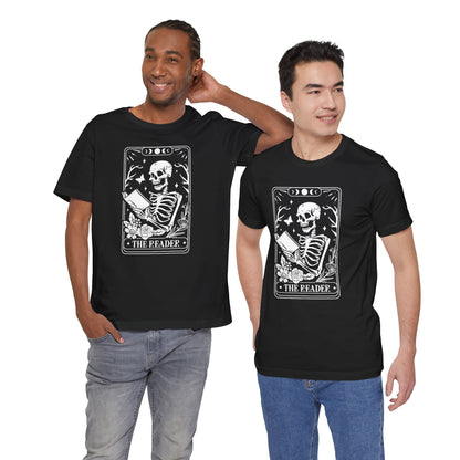 The Reader Tarot Unisex Jersey Short Sleeve Tee