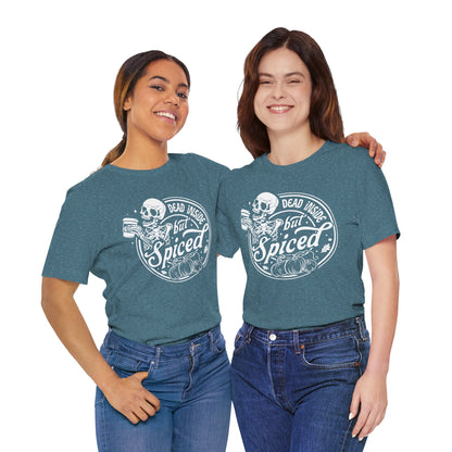 Dead Inside but Spiced Unisex Jersey Short Sleeve Tee
