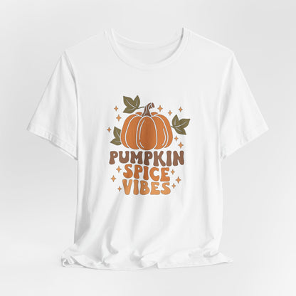 Pumpkin Spice Vibes Unisex Jersey Short Sleeve Tee