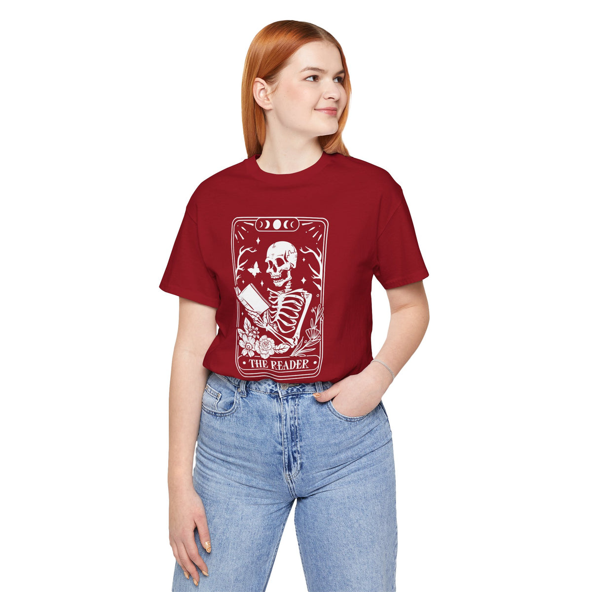 The Reader Tarot Unisex Jersey Short Sleeve Tee