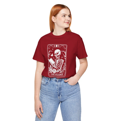 The Reader Tarot Unisex Jersey Short Sleeve Tee